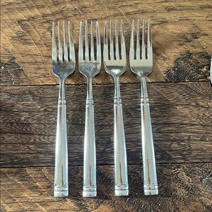 Towle Stephanie Stainless Salad forks (4)